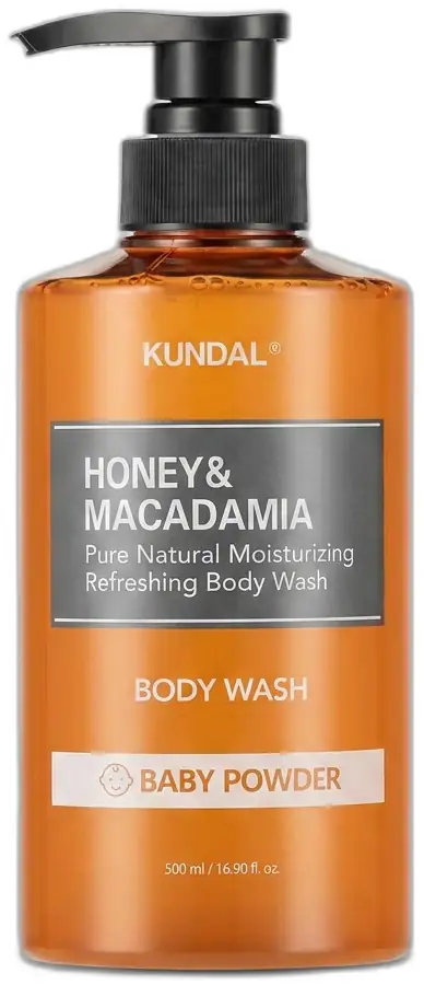 KUNDAL Honey & Macadamia Pure Body Wash 500ml · Baby Pudra