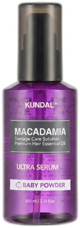 KUNDAL Macadamia Hair Serum 100ml · Baby Pudra