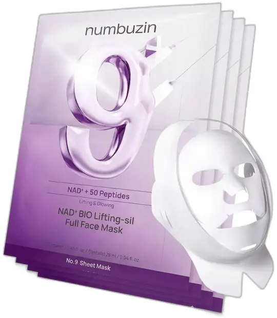Numbuzin Numbuzin No.9 NAD Bio Full Face Yaprak Maske (4 Adet +GWP)
