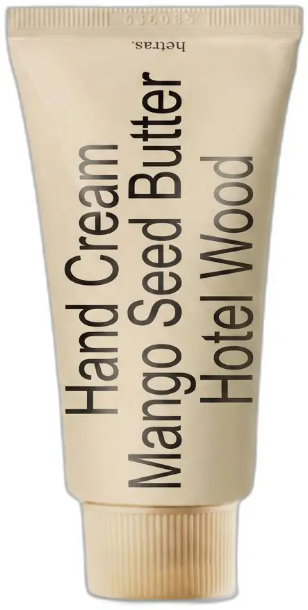 hetras Perfumed Mango Seed Butter Hand Cream 50ml · Santal Fresh · Hotel Wood
