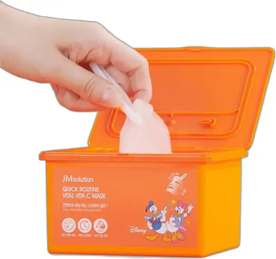 JMSOLUTION JMsolution Disney Quick Routine Vital Vita C Yaprak Maske 30 Adet