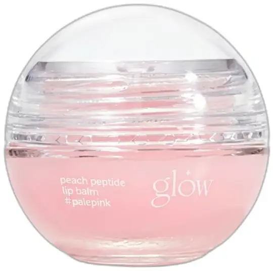 glow Peach Peptide Repair Lip Balm · #palepink
