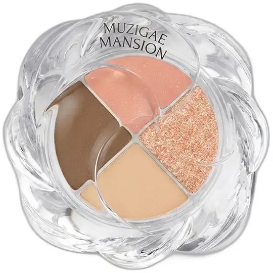 Muzigae Mansion Twist Pot Eye Palette · 02 Rich Coral