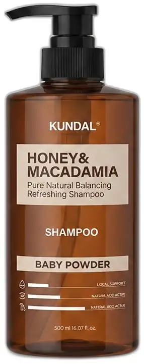 KUNDAL Honey & Macadamia Nature Shampoo 500ml · Baby Pudra