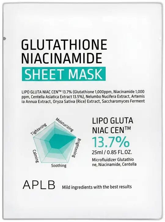 APLB APLB Glutatyon Niasinamid Yaprak Maske 1 Adet