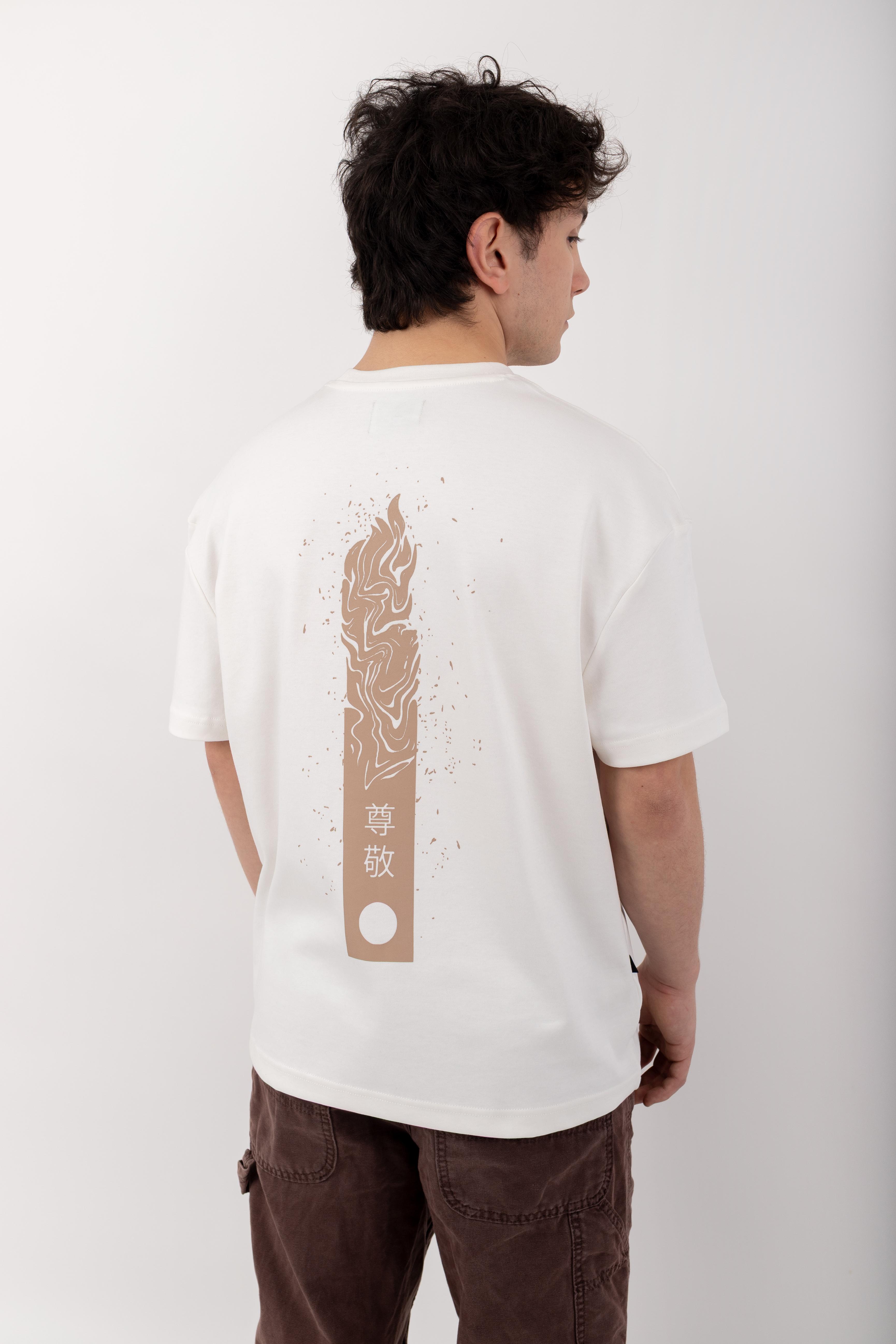 Respect Oversized T-shirt White 02