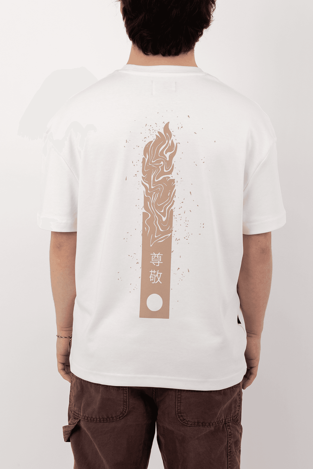 Respect Oversized T-shirt White 02