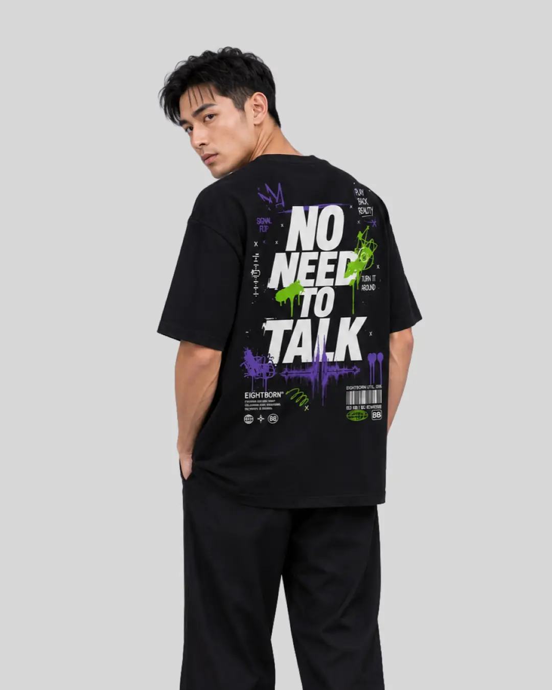 AH No Need To Talk T-shirt 03