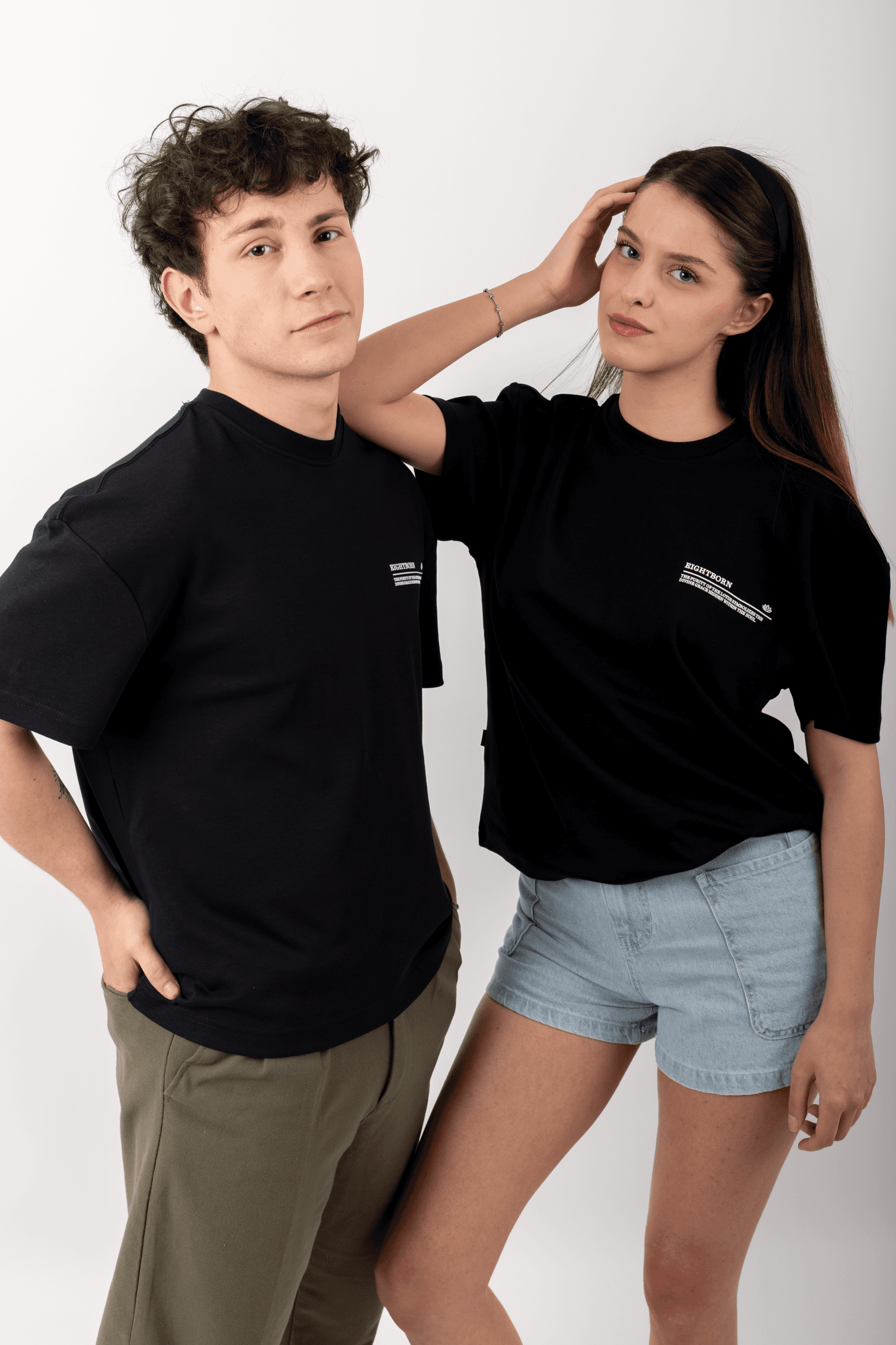 Lotus Oversized T-shirt Black 03