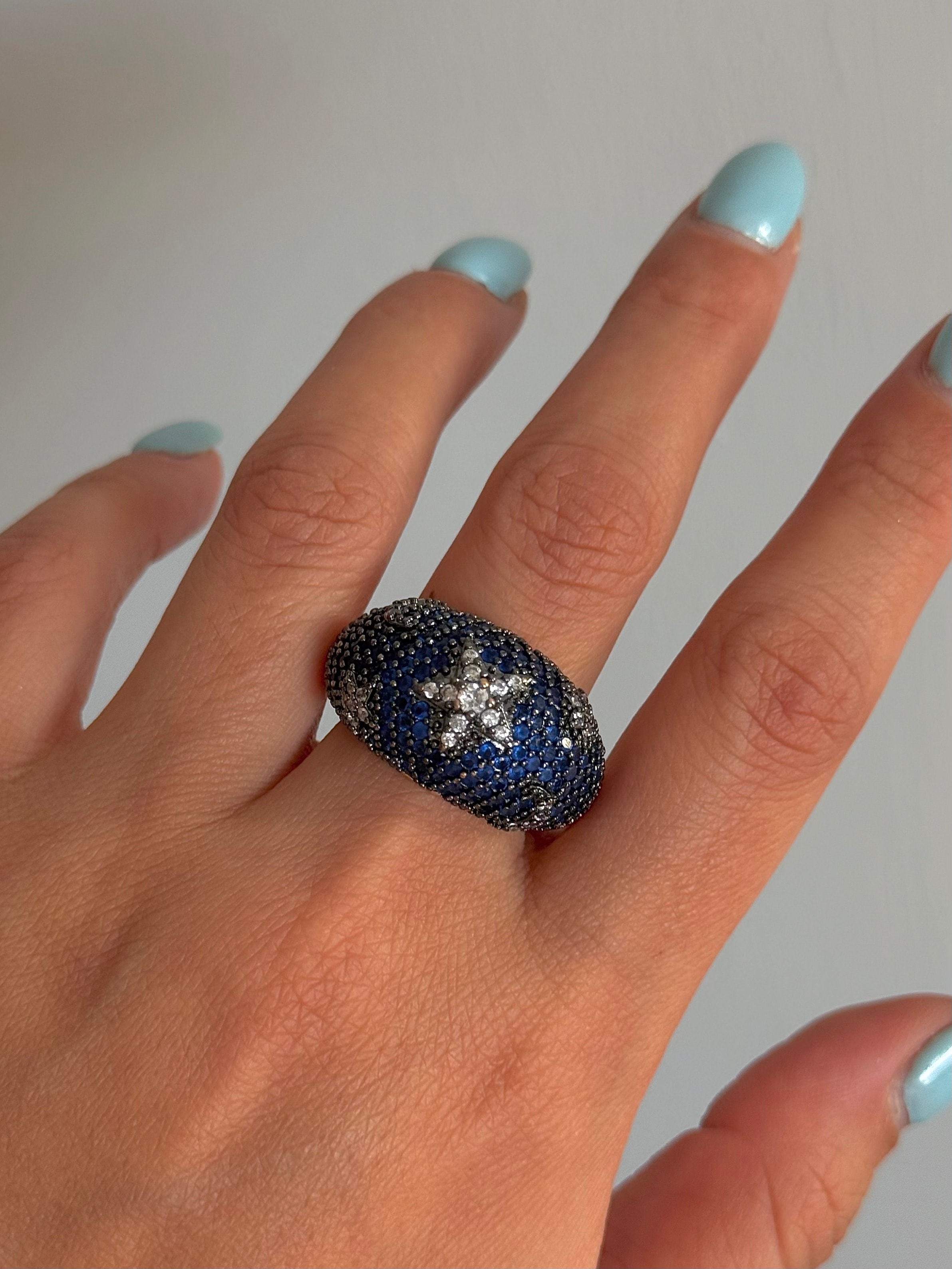 Vip Lacivert Kutup Yıldızı Detay Bileklik