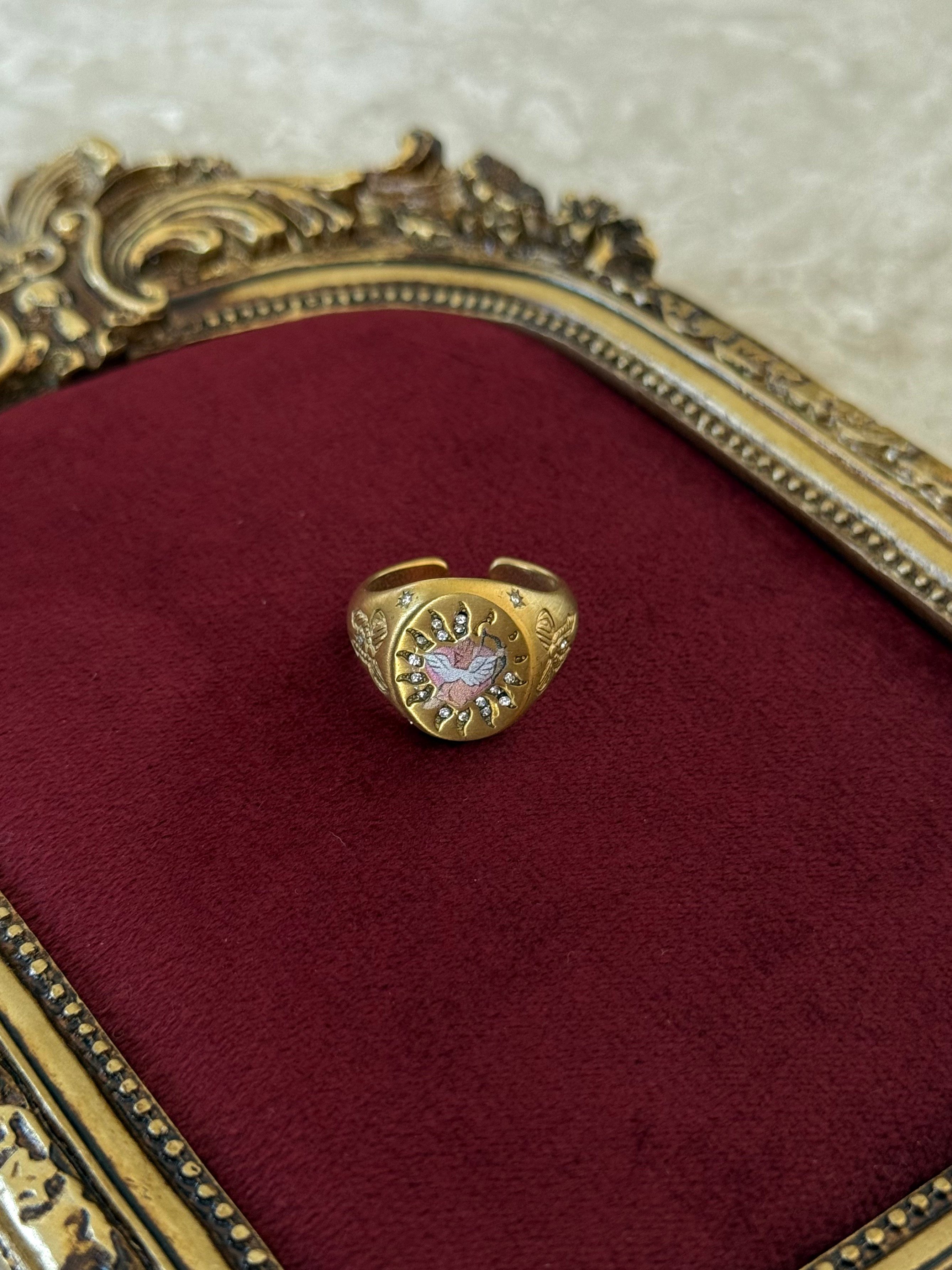 Vintage Gold Melek Yüzük