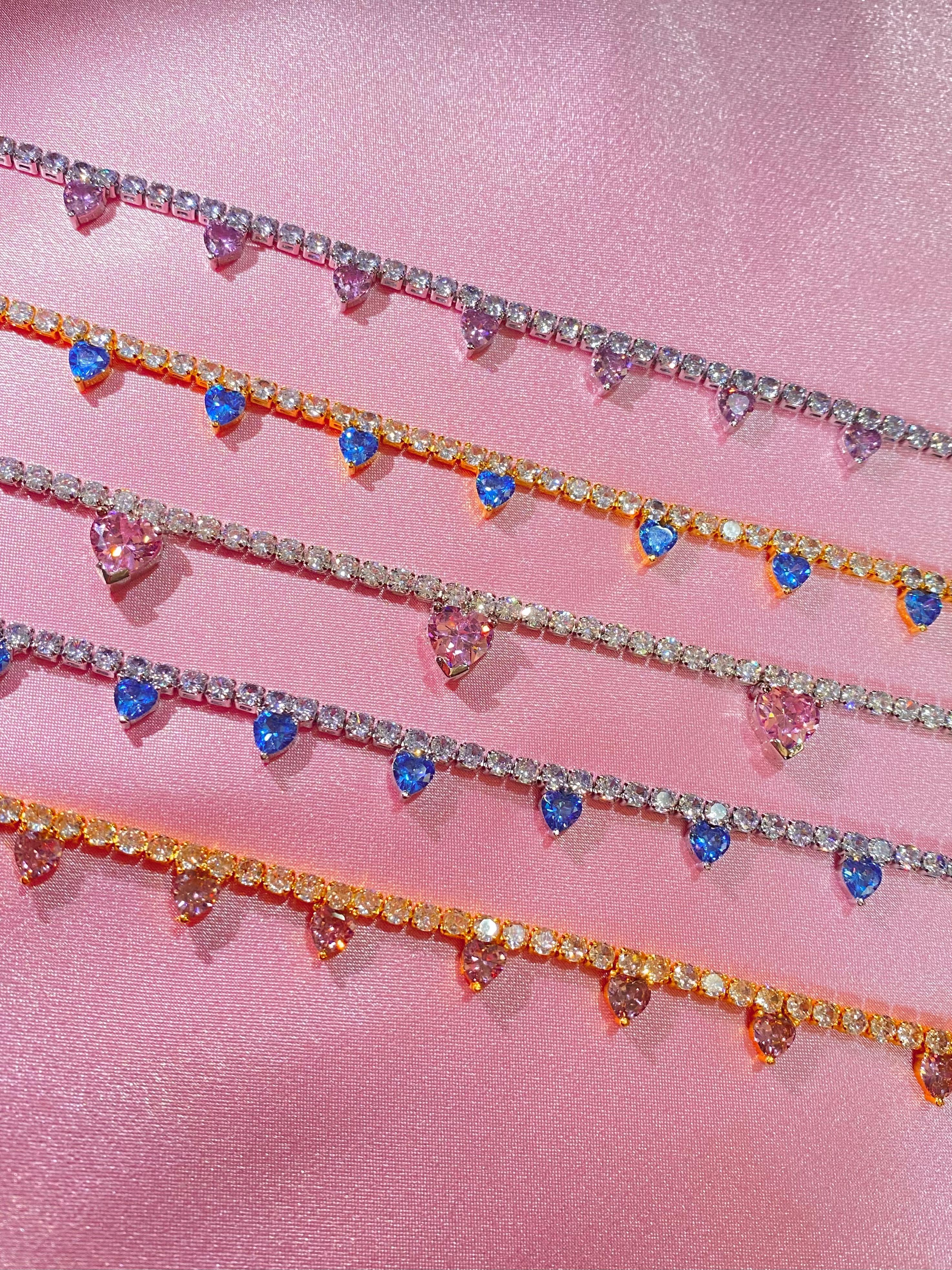 Gold Pembe 9 Kalpli Suyolu Choker