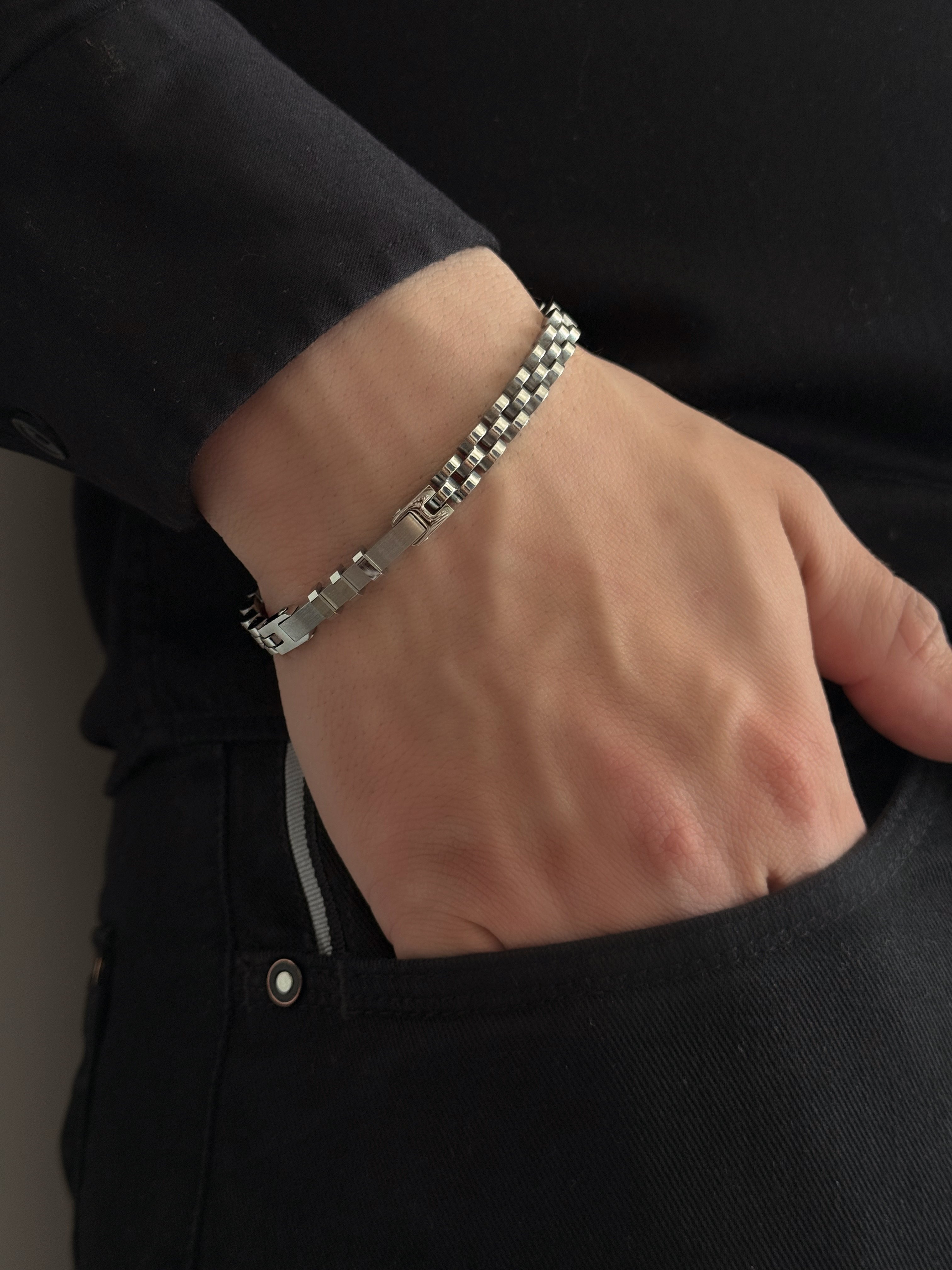 Çelik Silver Charisma Bileklik