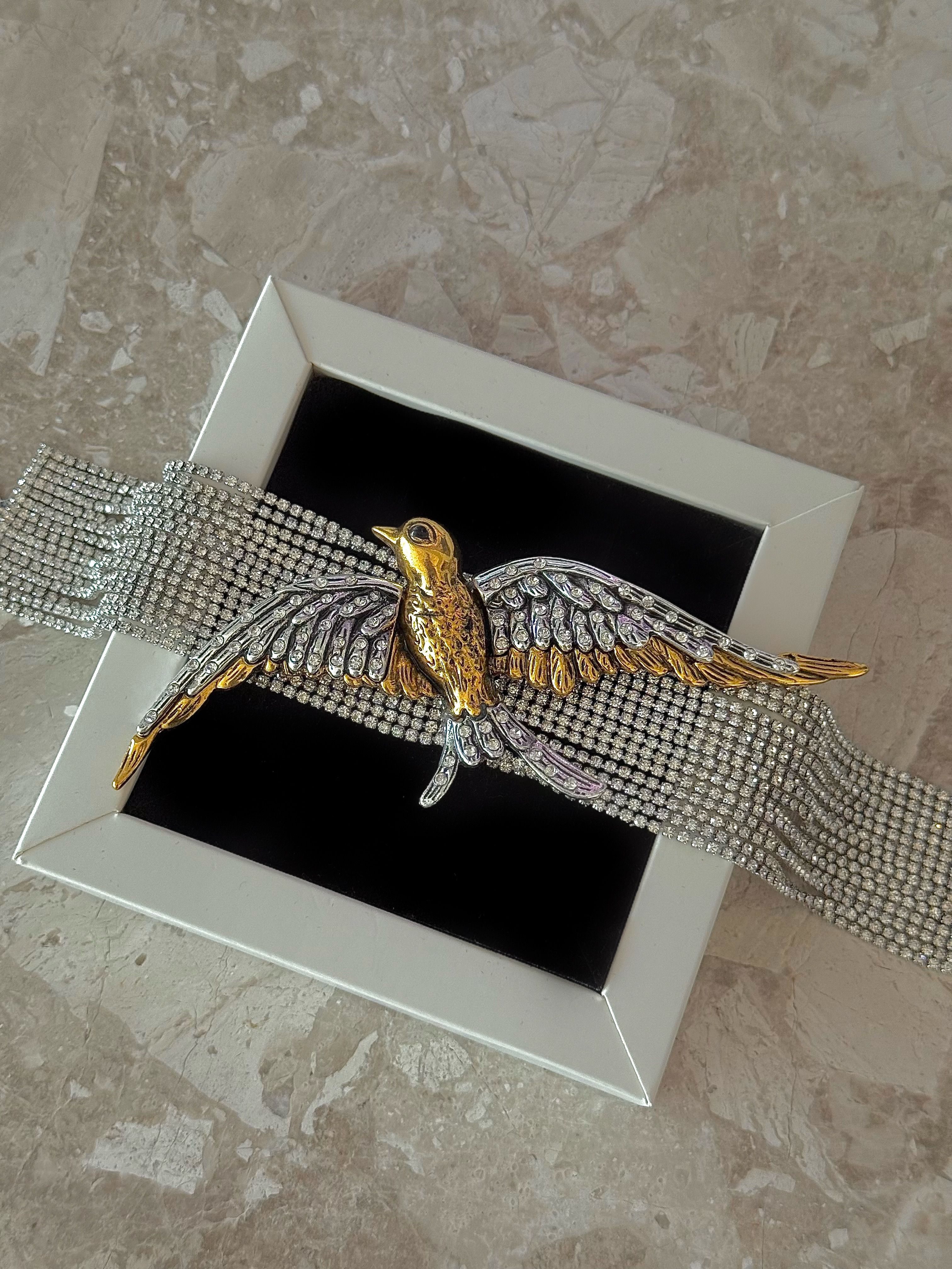 Tasarım Anka Kuşu Choker 