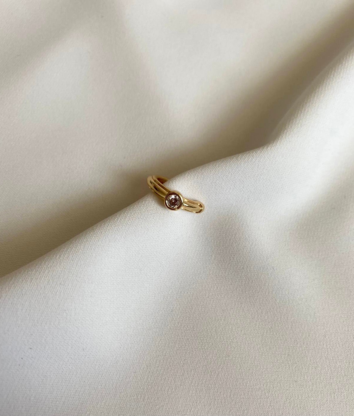 Tek Taşlı Cuff