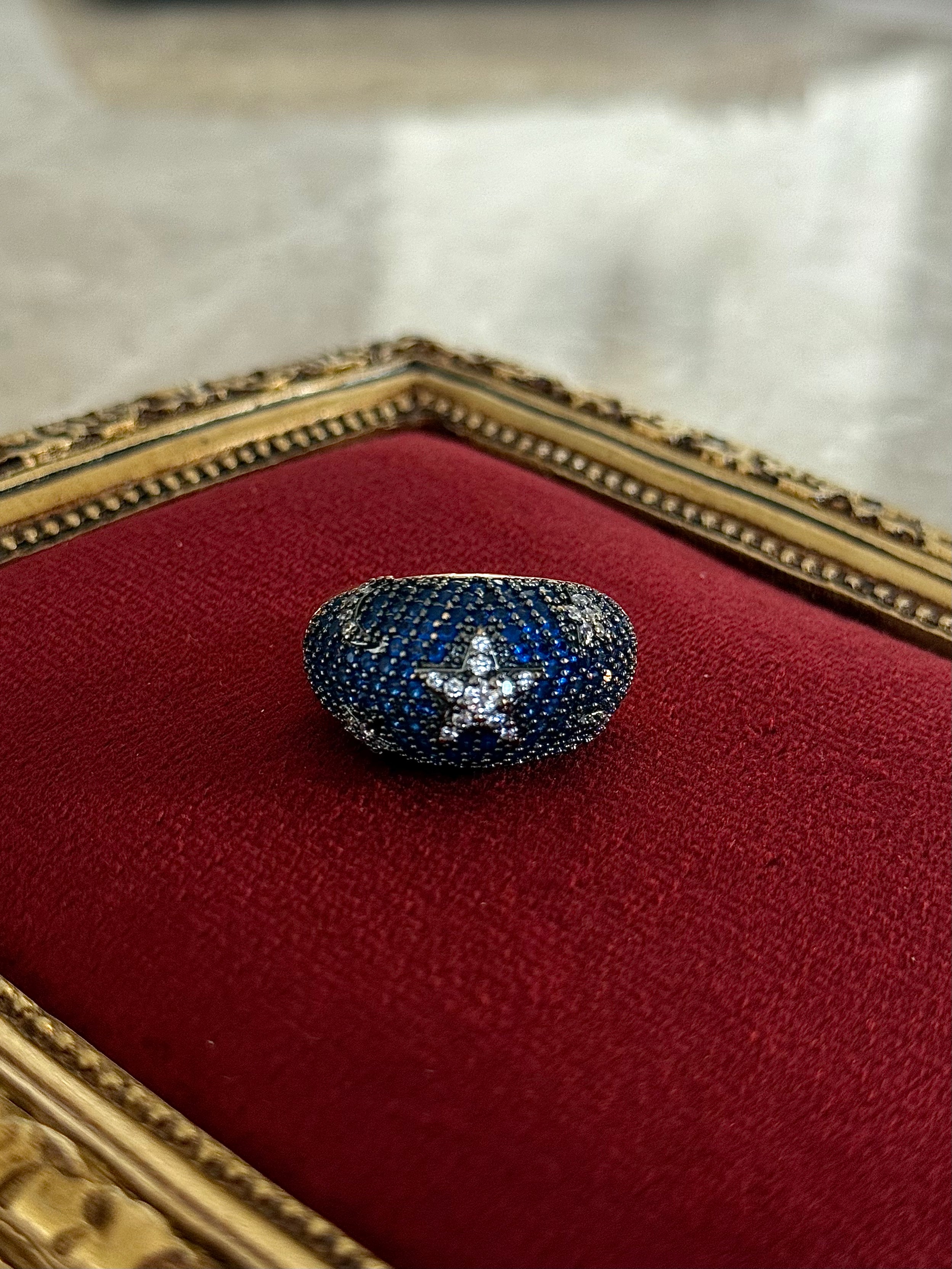 Vip Lacivert Kutup Yıldızı Detay Bileklik