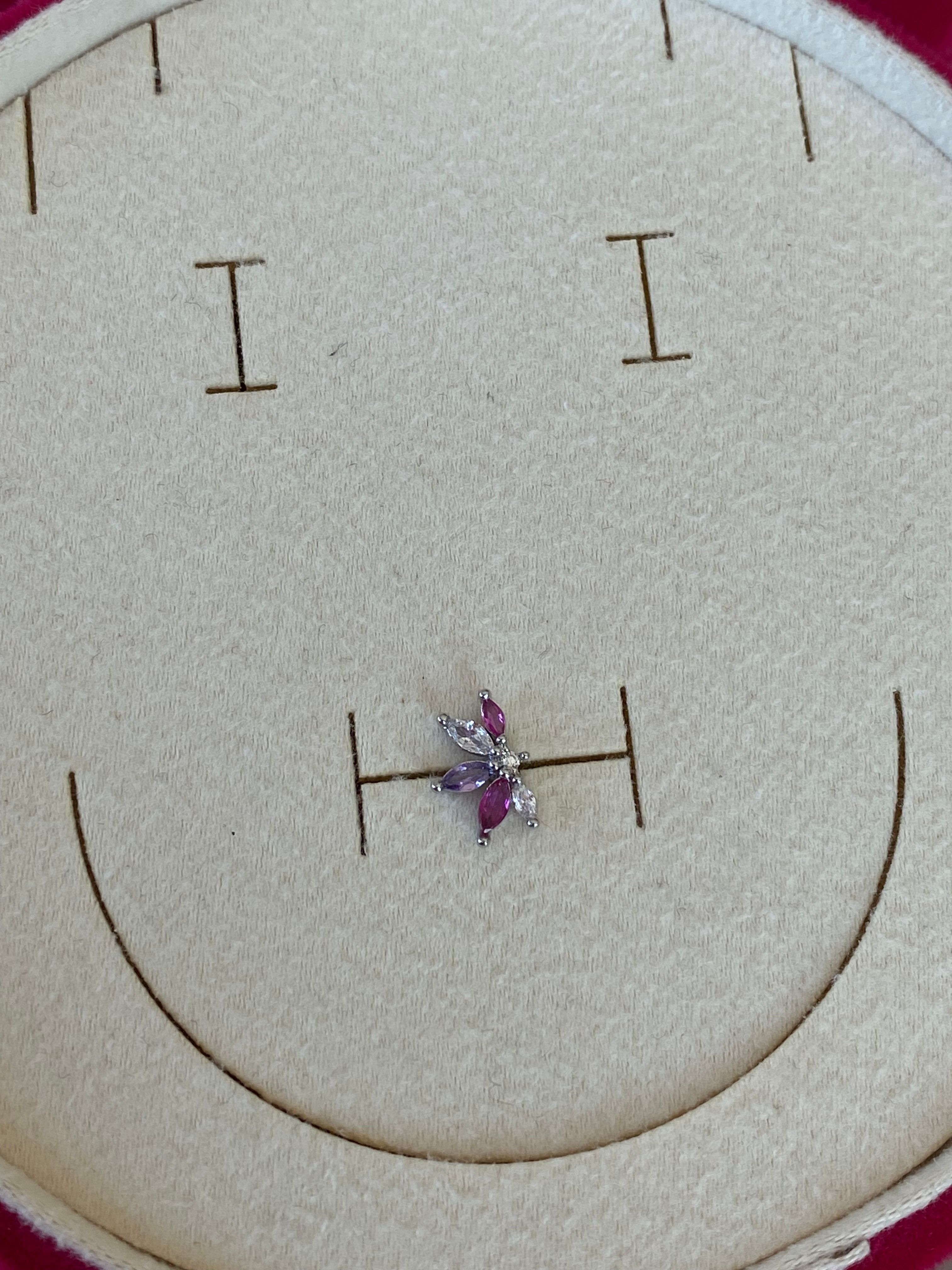 Cerrahi Çelik Silver Renkli Piercing