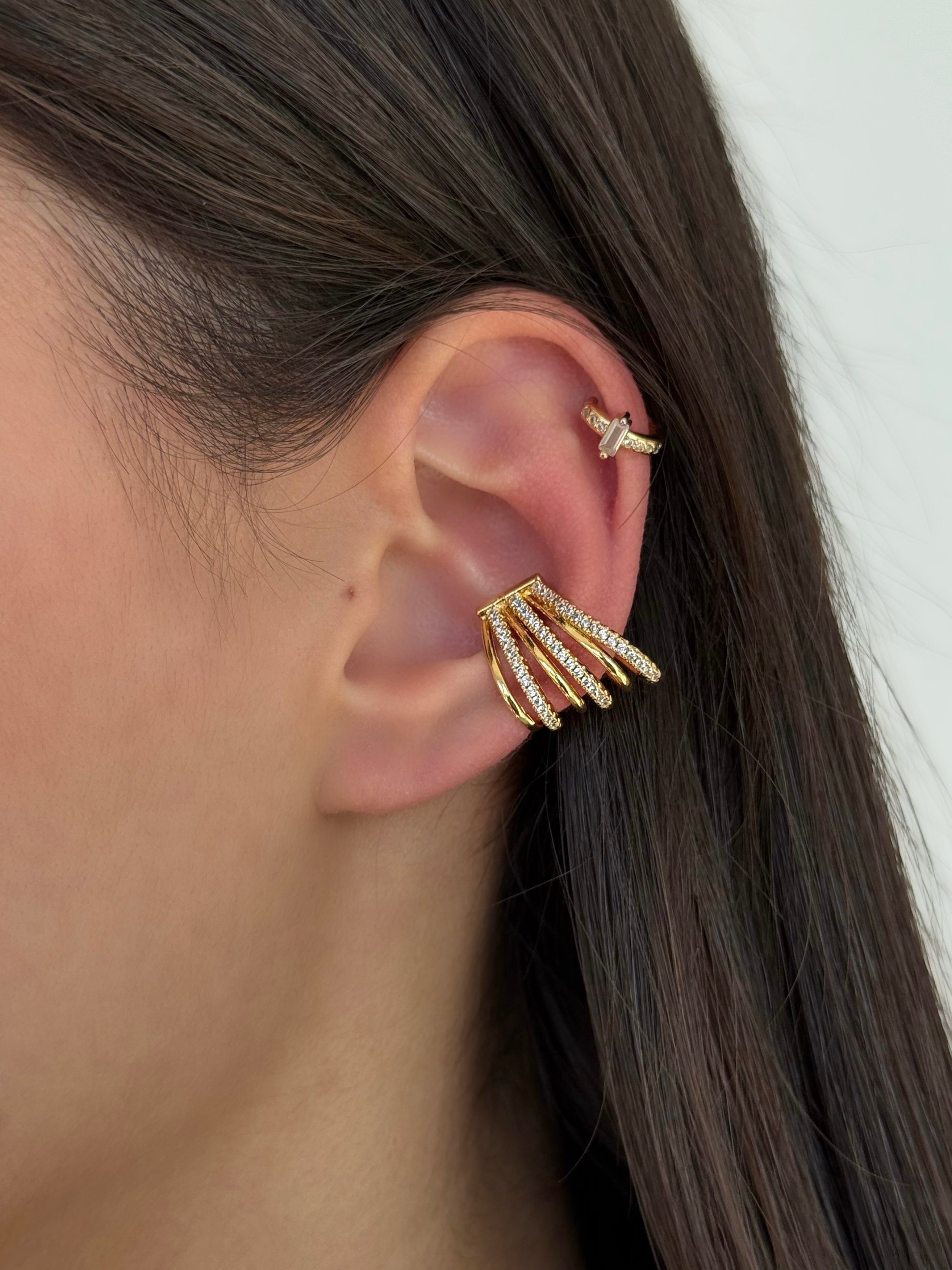 Çelik 6 Sıralı Earcuff