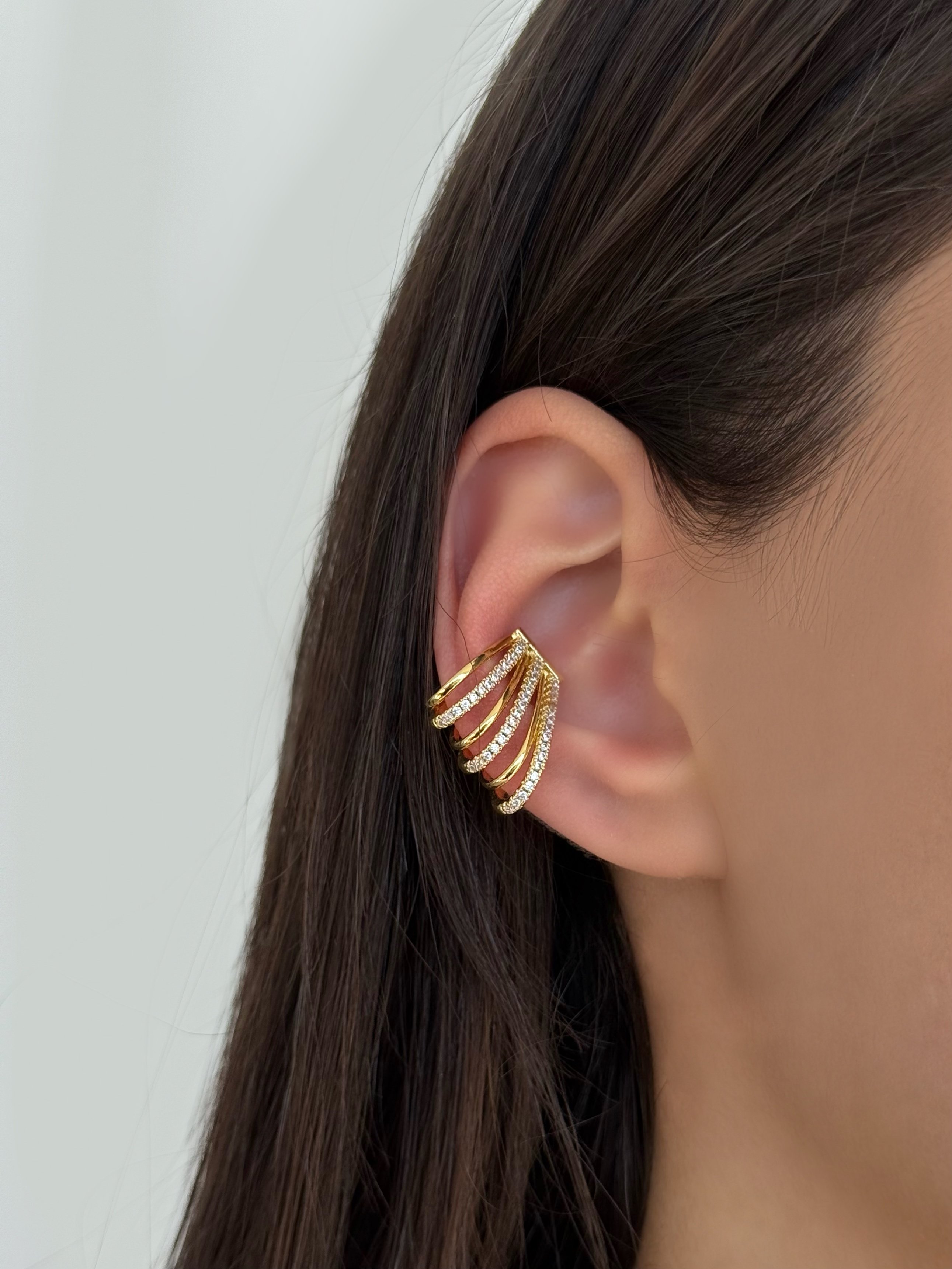 Çelik 6 Sıralı Earcuff