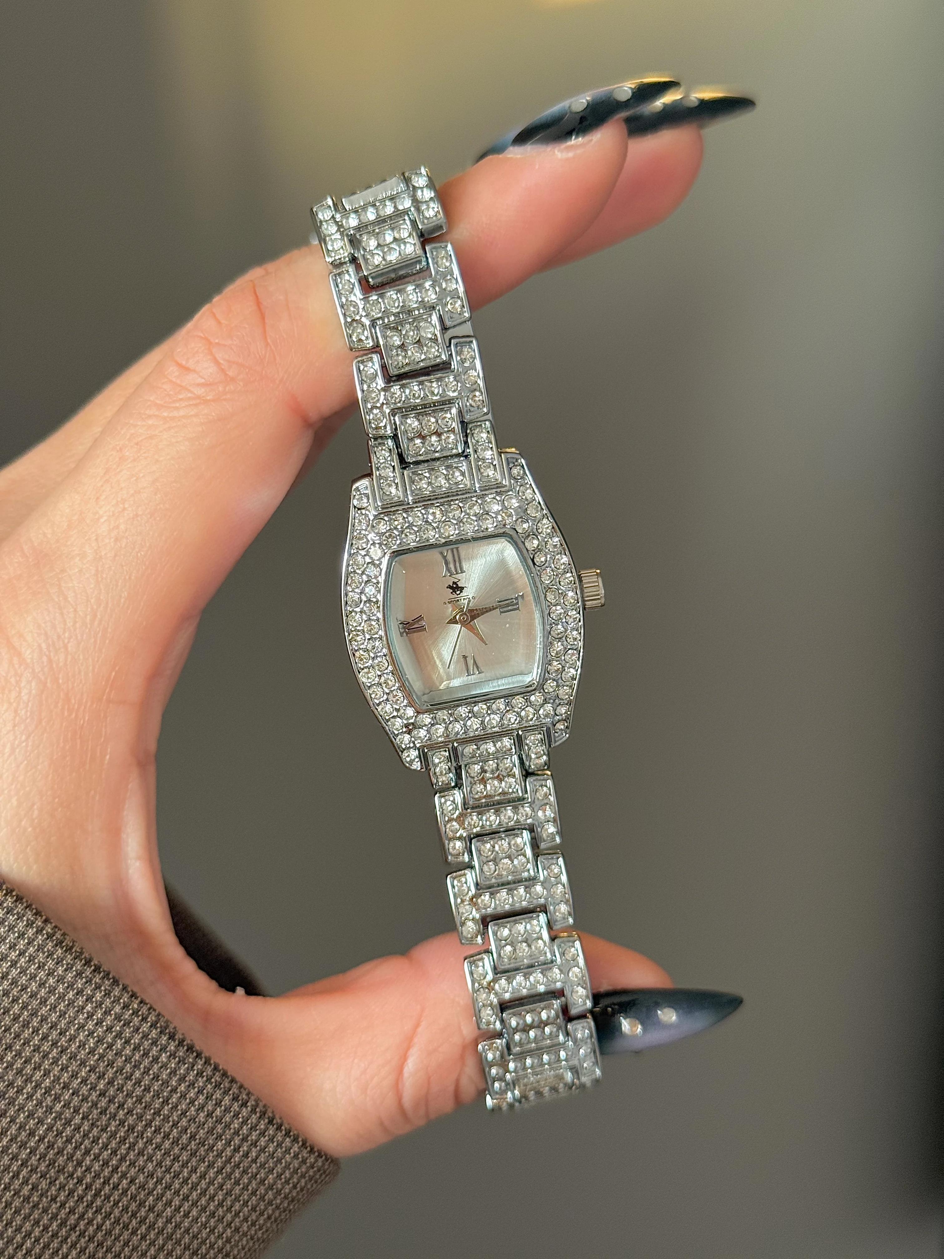 Silver Full Taşlı Kol Saati