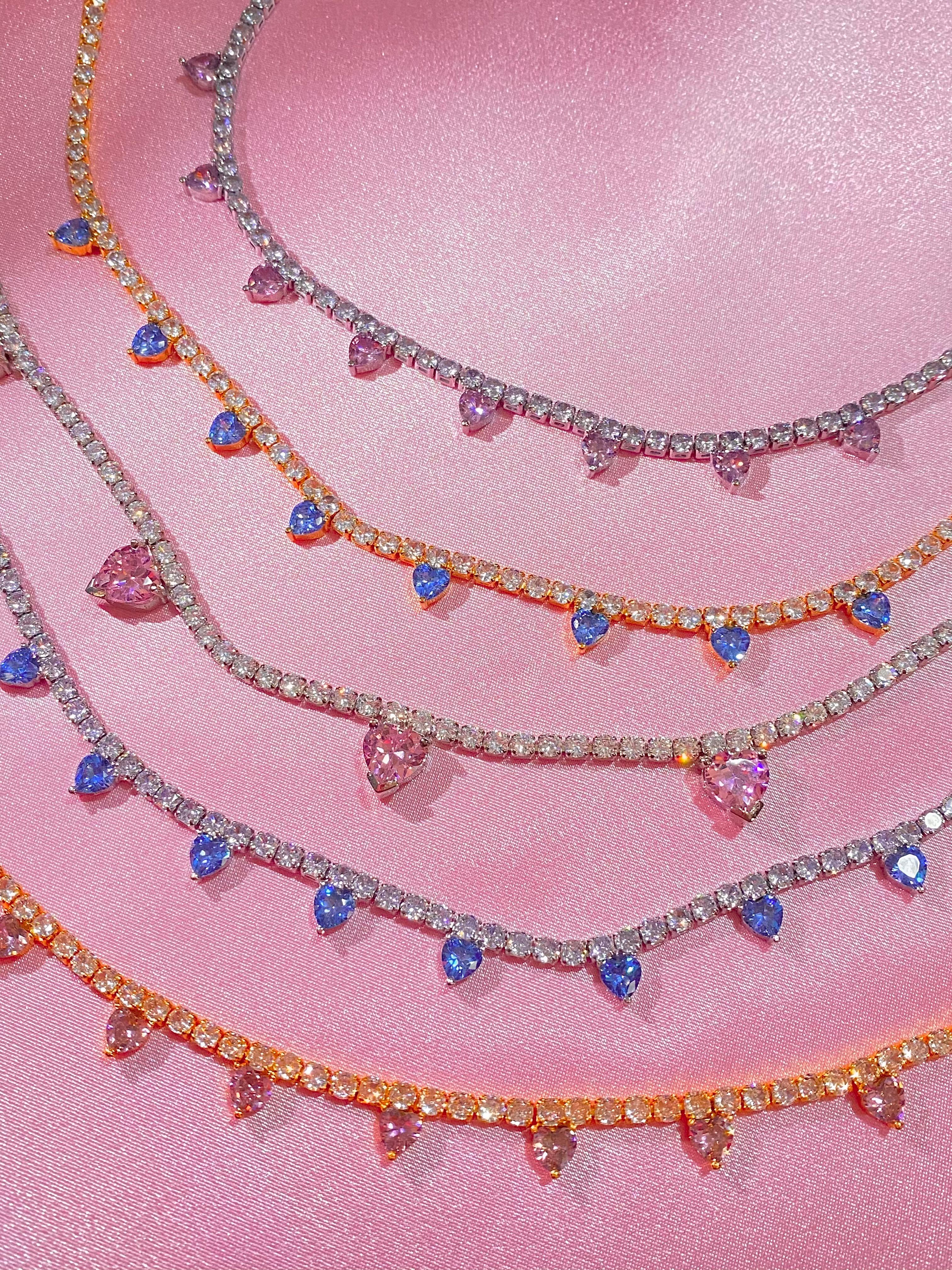 Gold Pembe 9 Kalpli Suyolu Choker