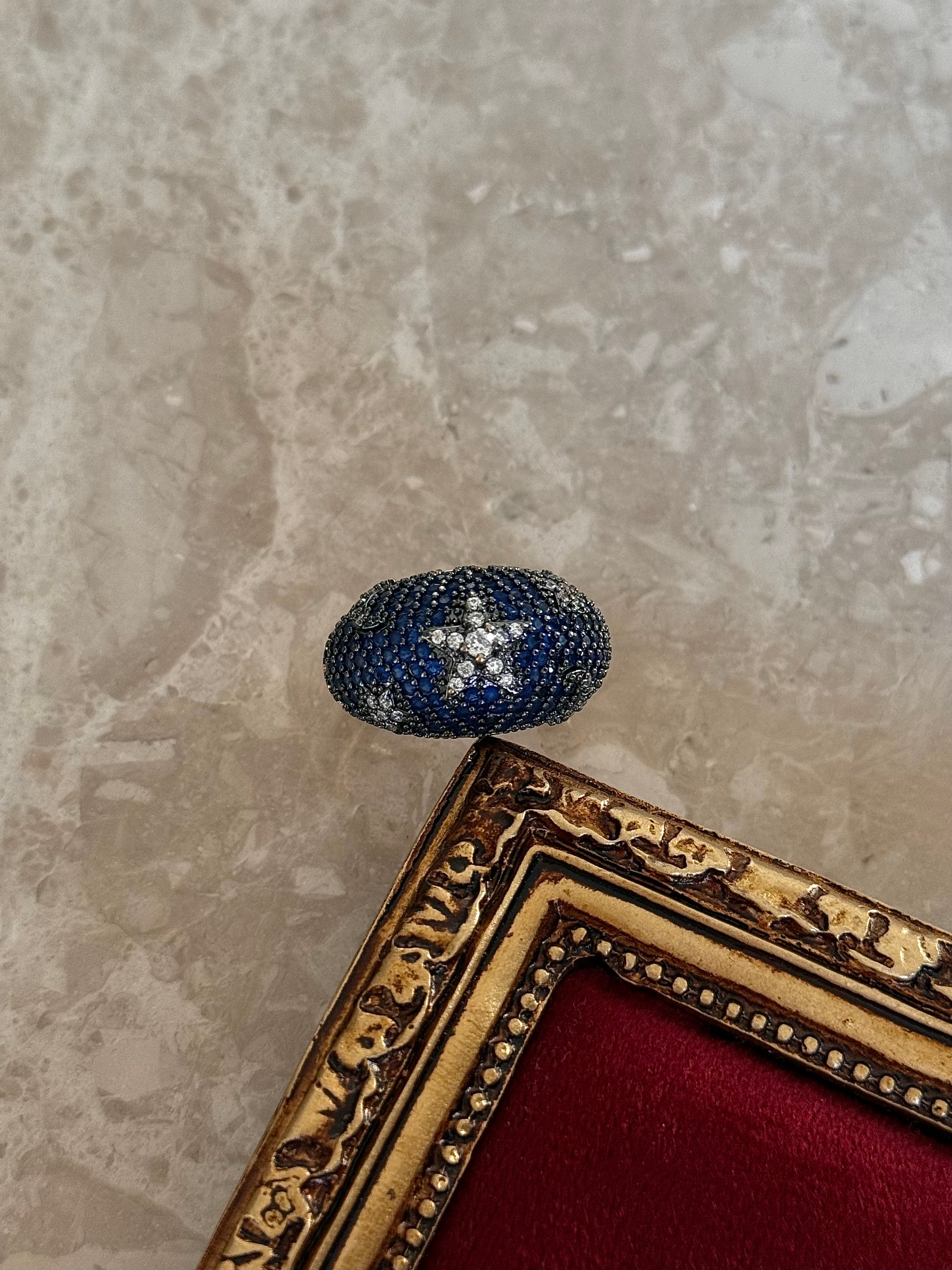 Vip Lacivert Kutup Yıldızı Detay Bileklik