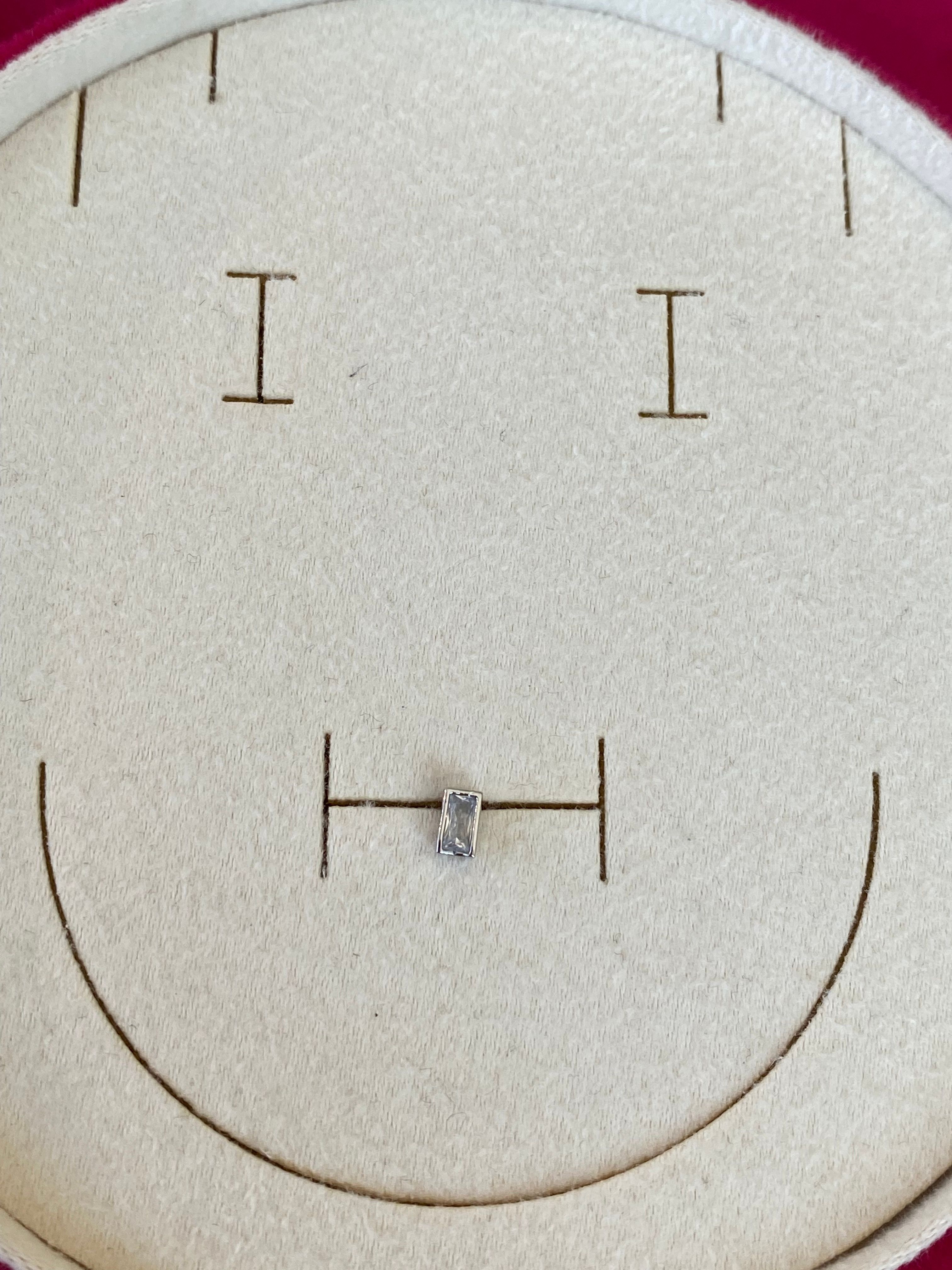 Cerrahi Çelik Silver Baget Piercing