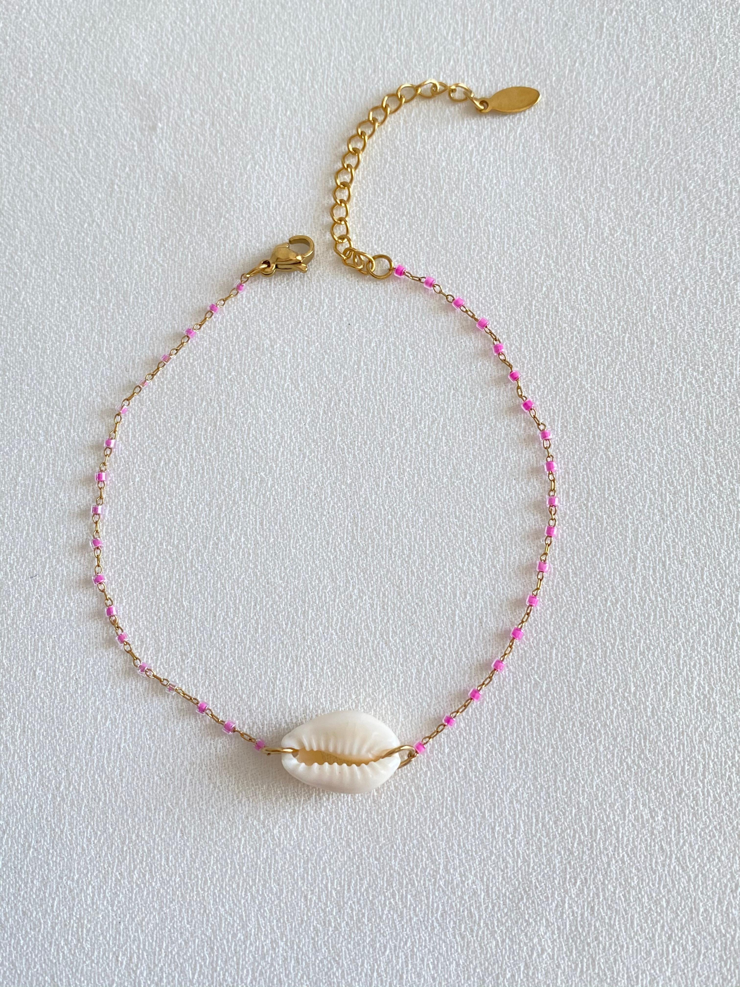 Shell Steel Anklet