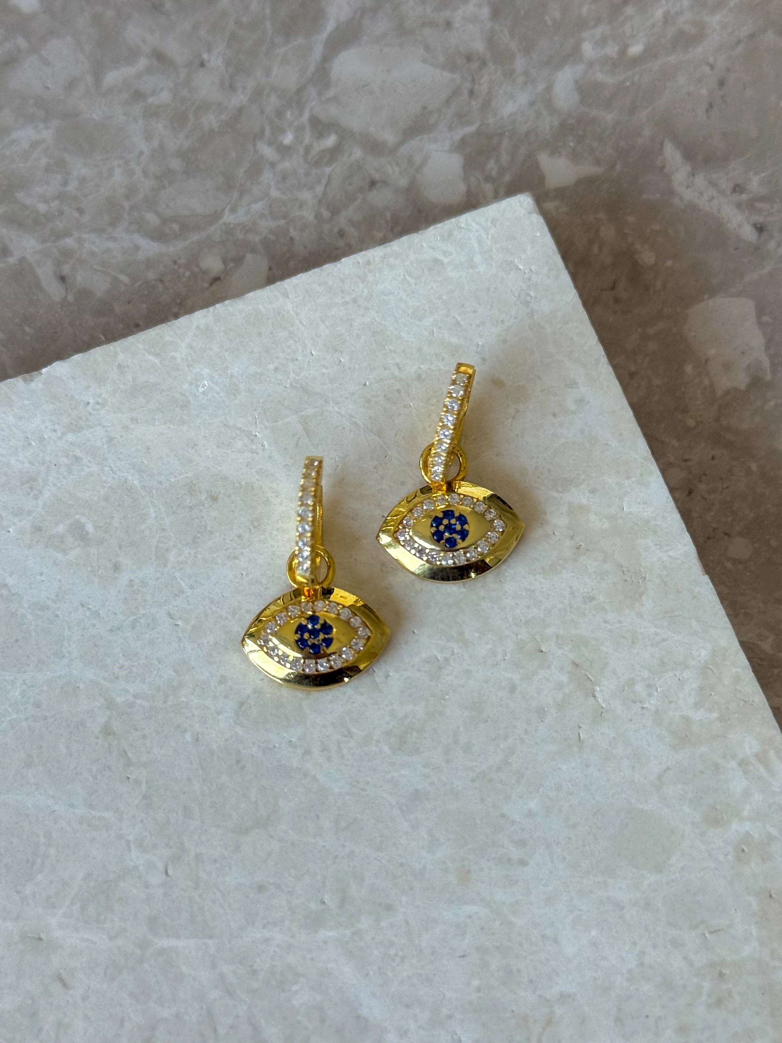 925 Ayar Gümüş Göz Detay Küpe