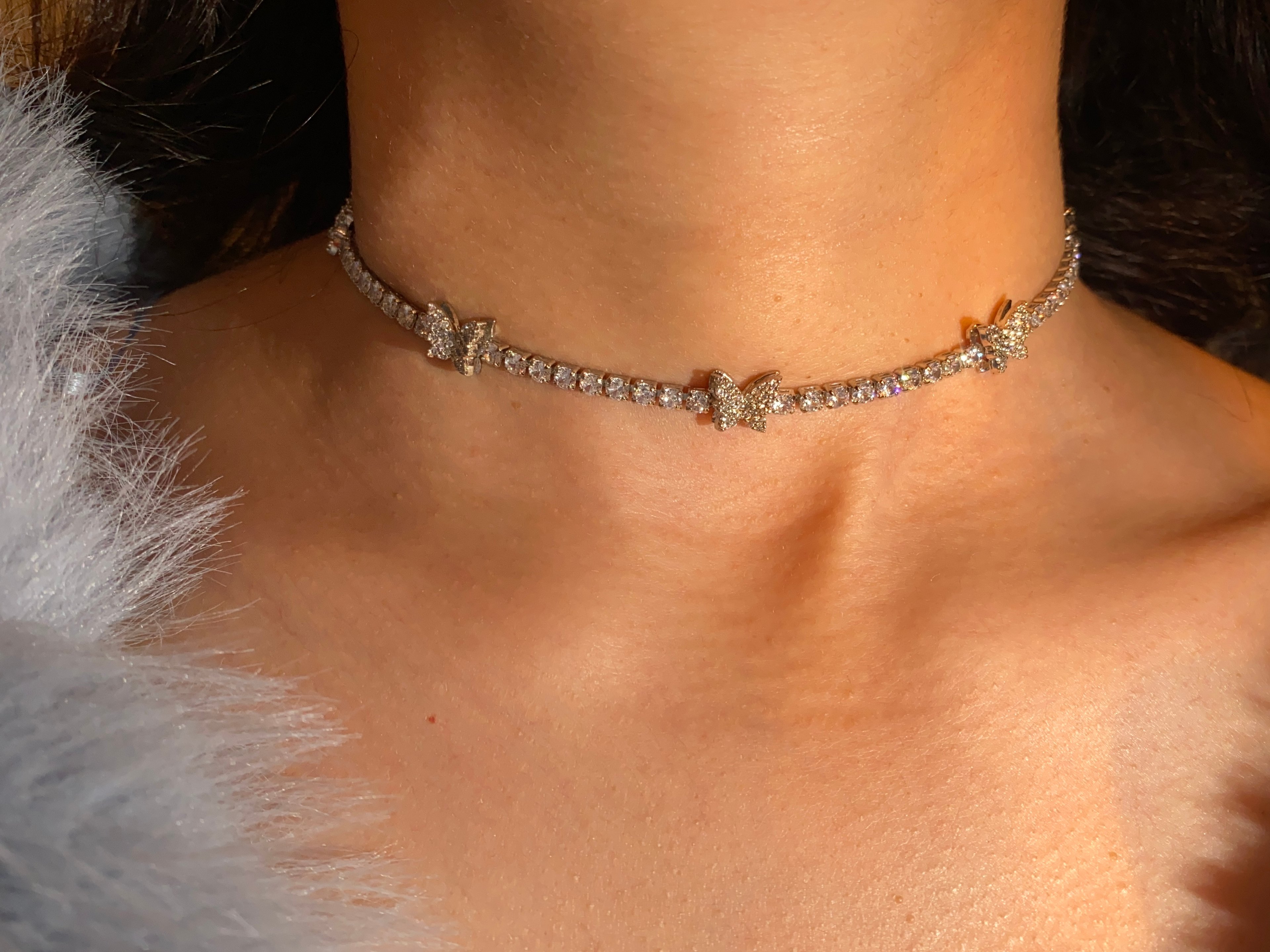 Kelebekli Su Yolu Choker