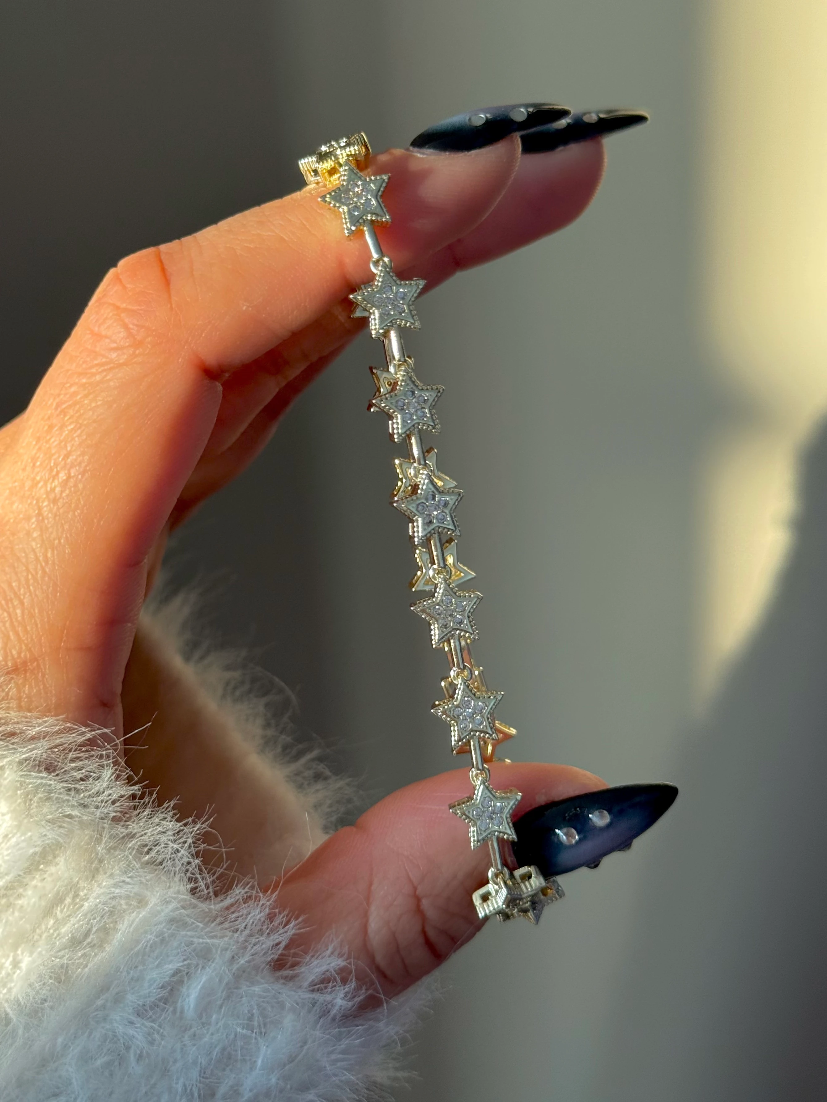 Xuping Mini Taşlı Yıldız Bileklik