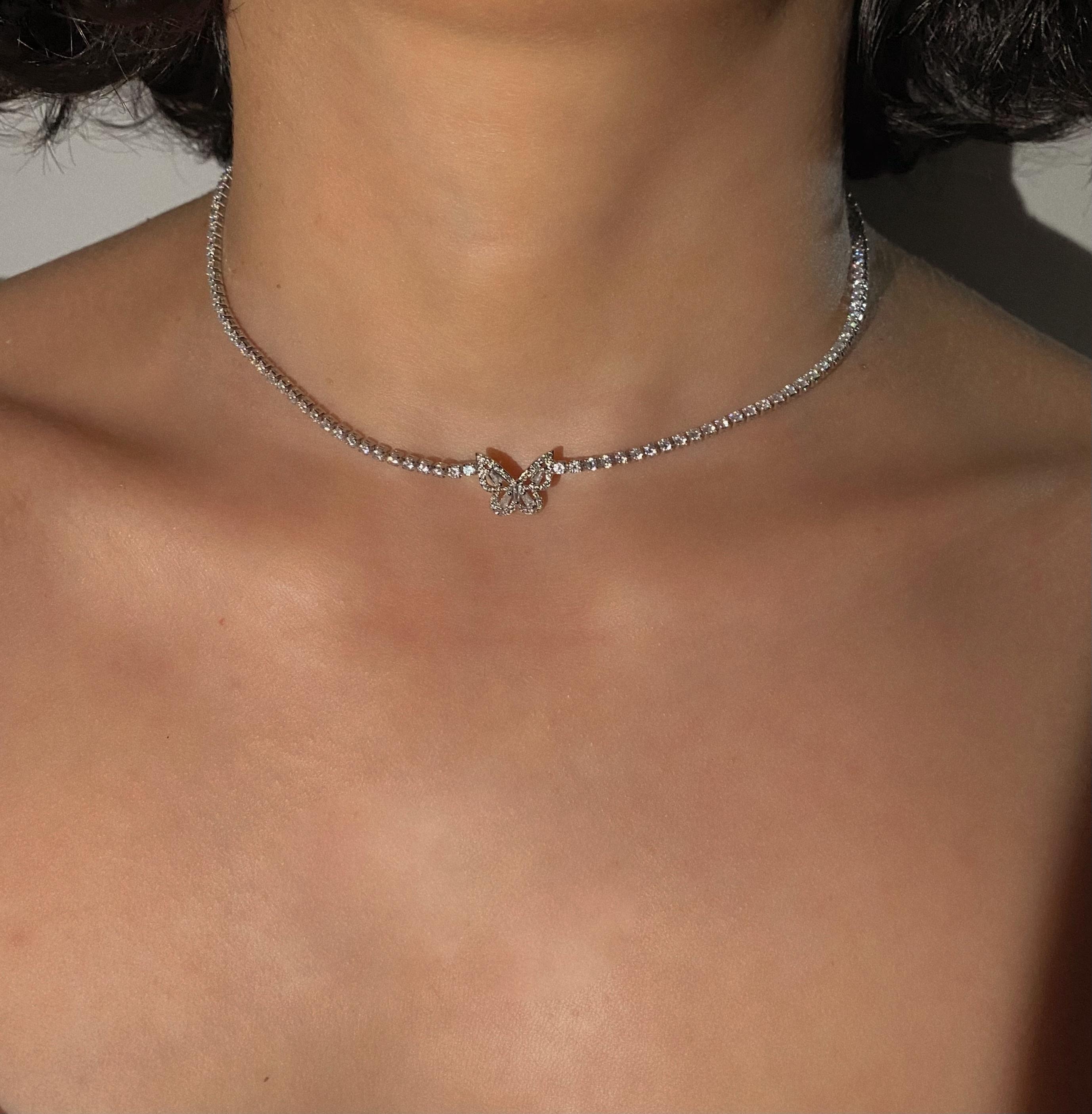 Kelebekli Su Yolu Choker