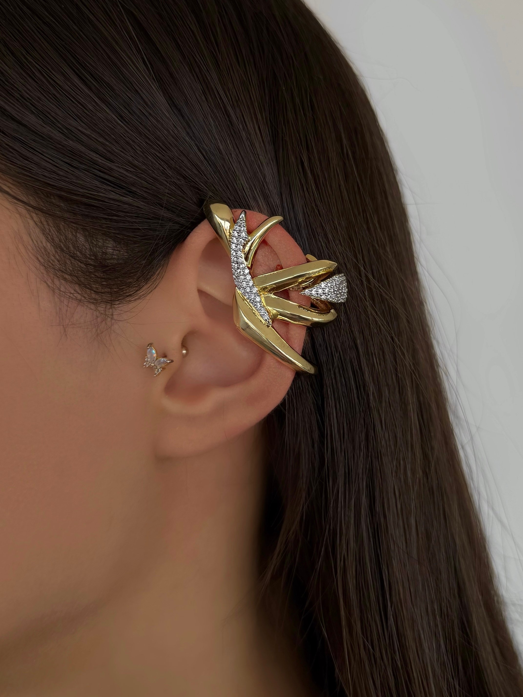 Çift Renk Tasarım Earcuff