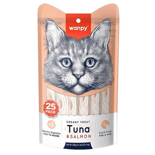 WANPY TUNA VE SOMON KREMA KEDİ ÖDÜLÜ 25'Lİ