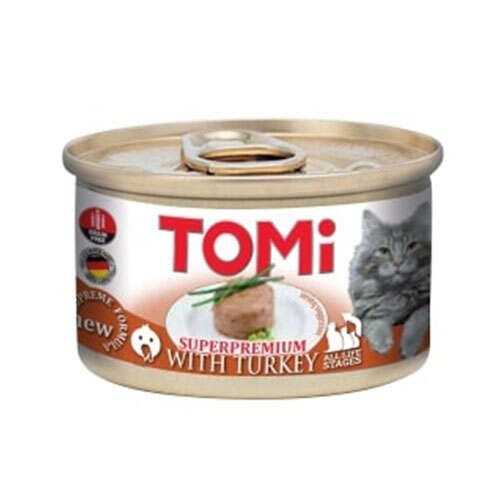 TOMİ KEDİ HİNDİ ETLİ YAŞ MAMA 85 GR
