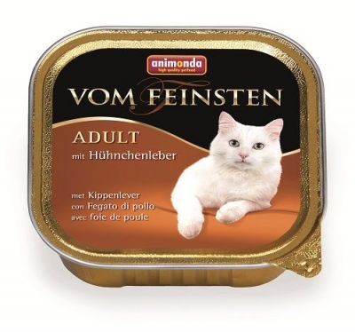 Animonda Vom Feinsten Tavuklu ve Ciğerli Yetişkin Kedi Konservesi 100gr