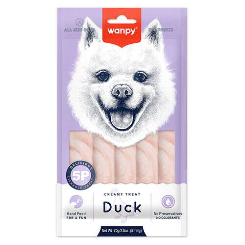 WANPY ÖRDEKLİ KREMA KÖPEK ÖDÜLÜ 5Lİ