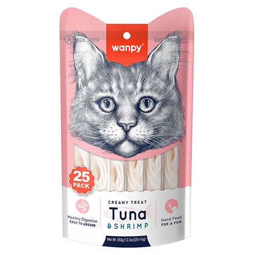 WANPY TON KARİDES KREMA KEDİ ÖDÜLÜ 25'Lİ