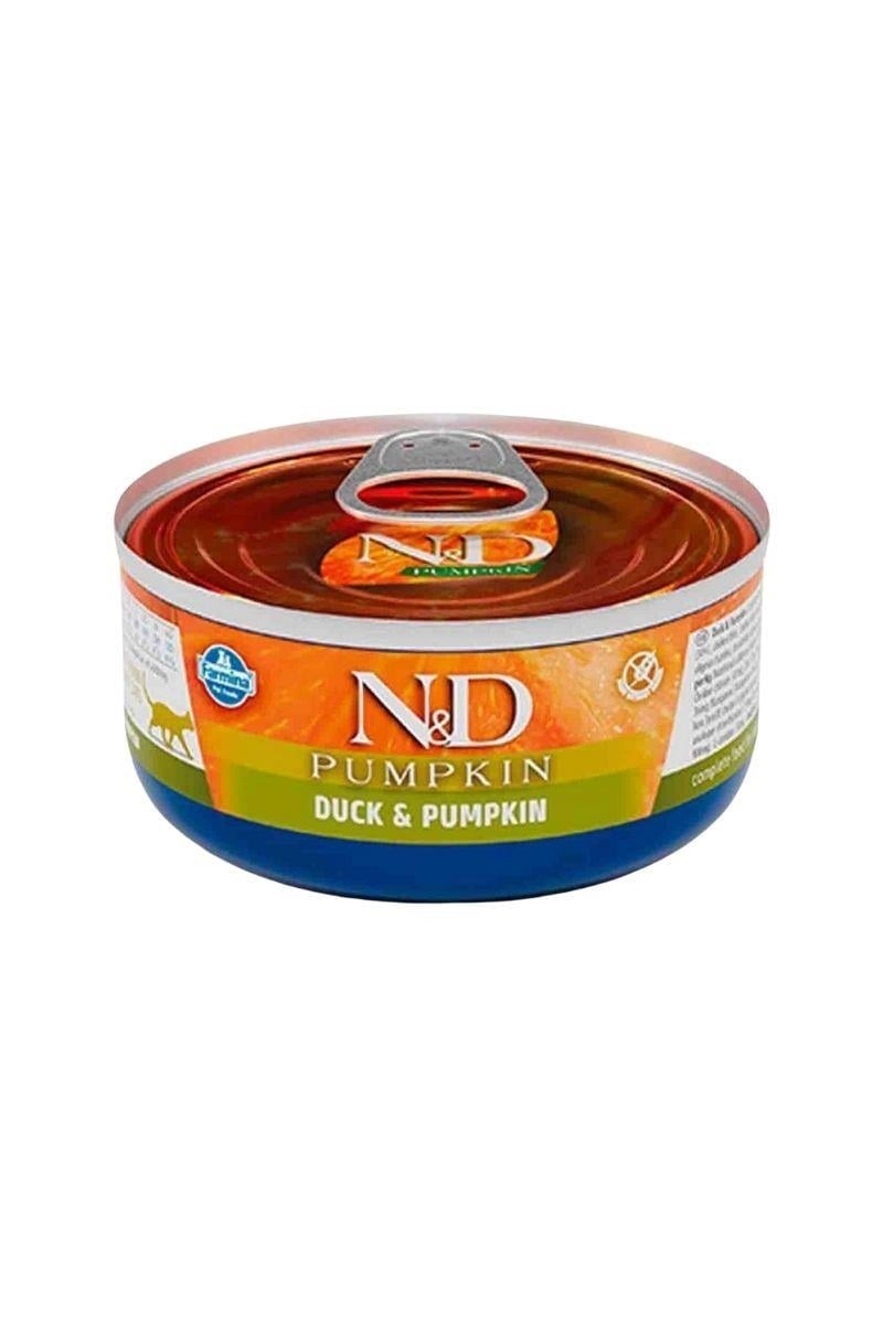 ND Pumpkin Balkabaklı ve Ördek Etli Kedi Konservesi 70 Gr