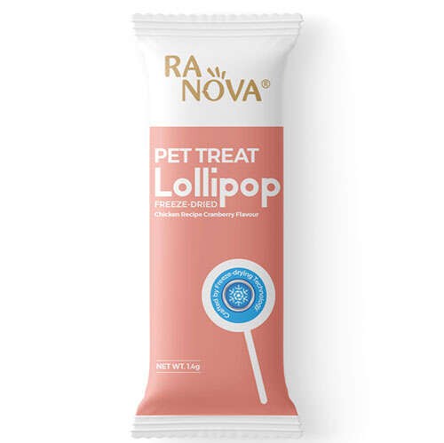 RANOVA KEDİLER İÇİN TEKLİ LOLİPOP CHİCKEN CRANBERRY