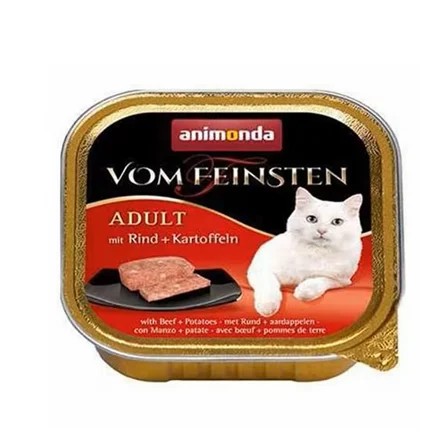 Animonda Vom Feinsten Sığır Etli ve Patatesli Yetişkin Kedi Konservesi 100gr