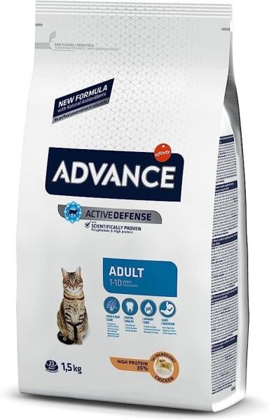 ADVANCE KEDİ YETİŞKİN TAVUK VE PİRİNÇ 1,5 KG