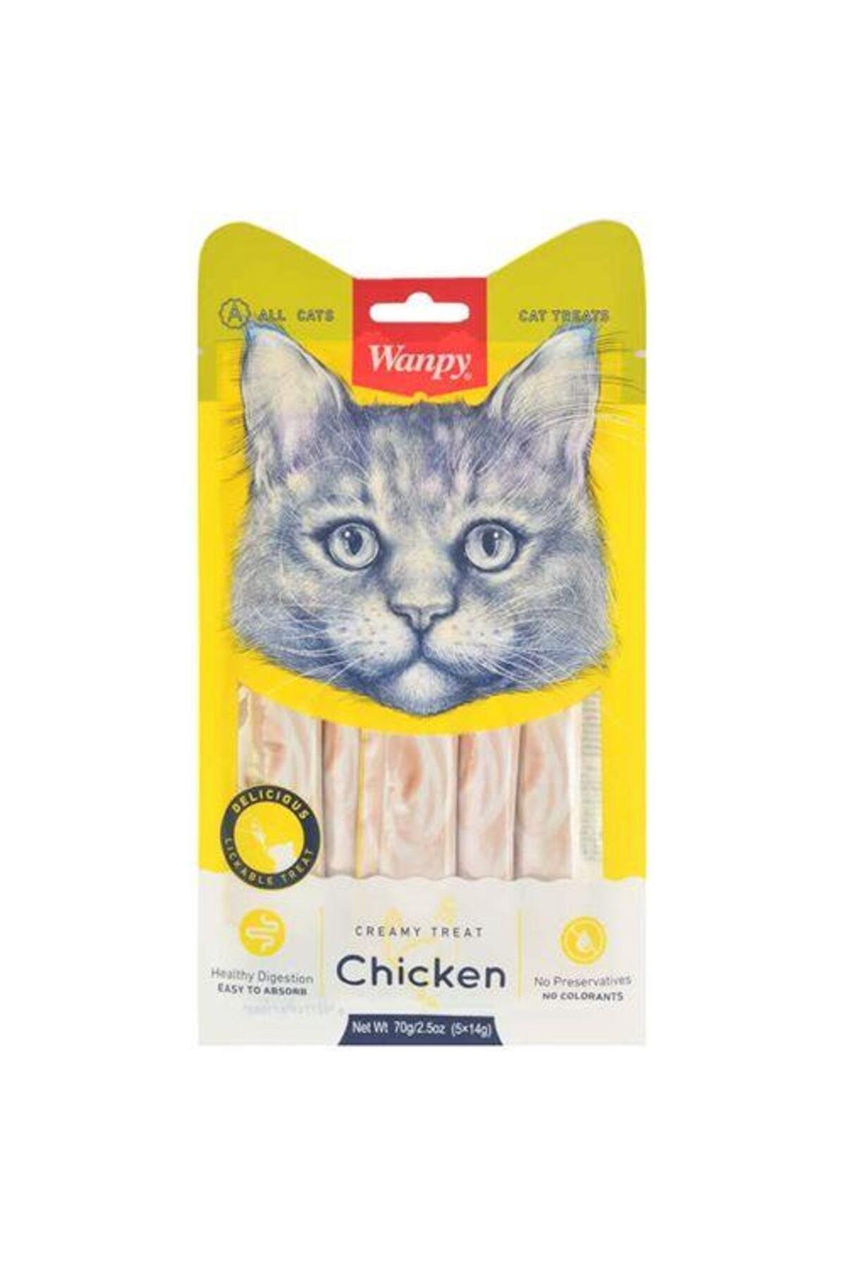 Wanpy Tavuk Likit Kedi Ödülü 5x14 gr