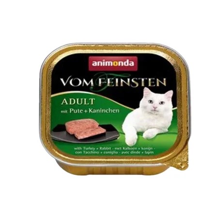 Animonda Vom Feinsten Hindi ve Tavşan Etli Yetişkin Kedi Konservesi 100gr