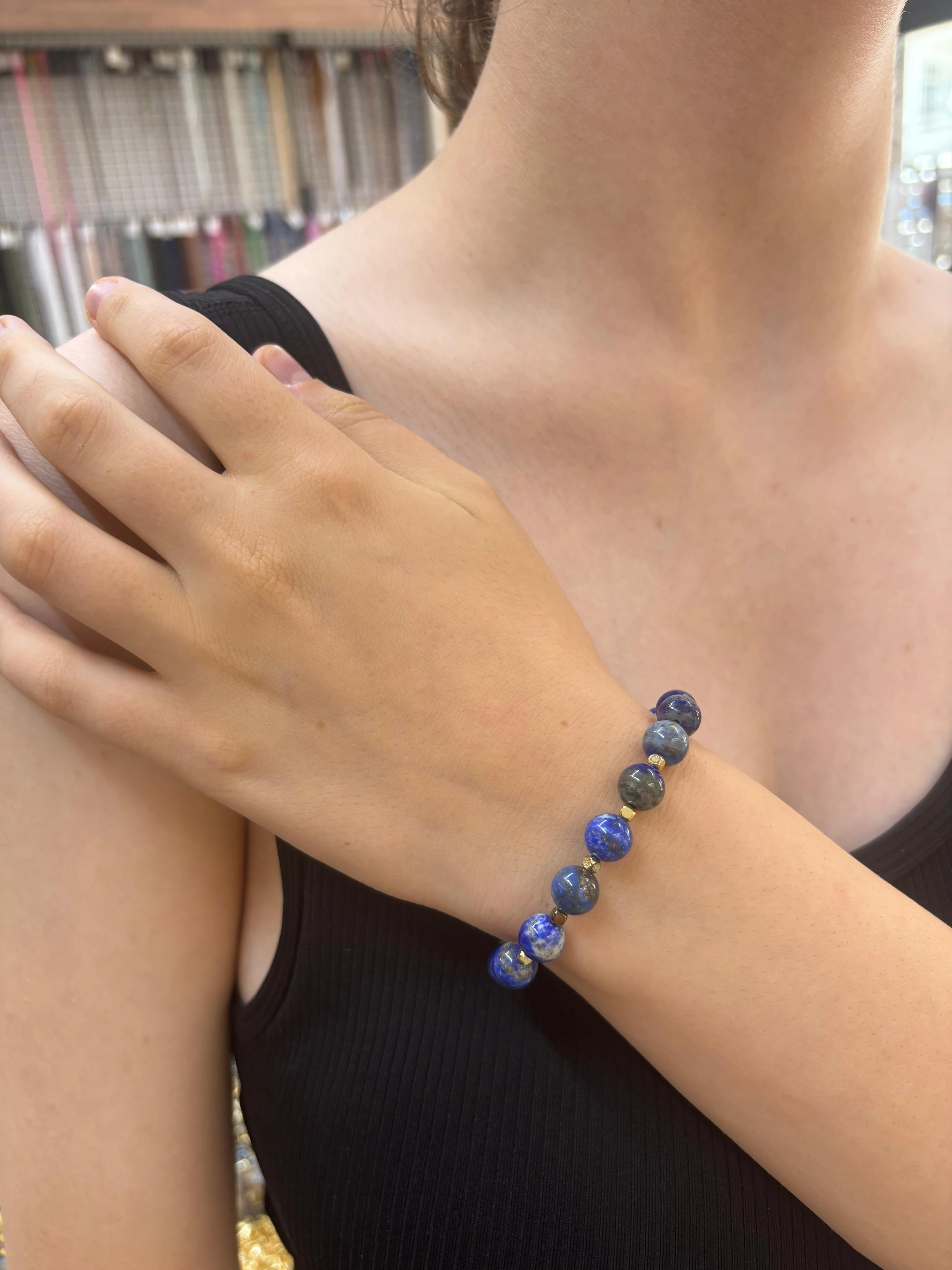 Lapis Lazuli Doğaltaş Bileklik