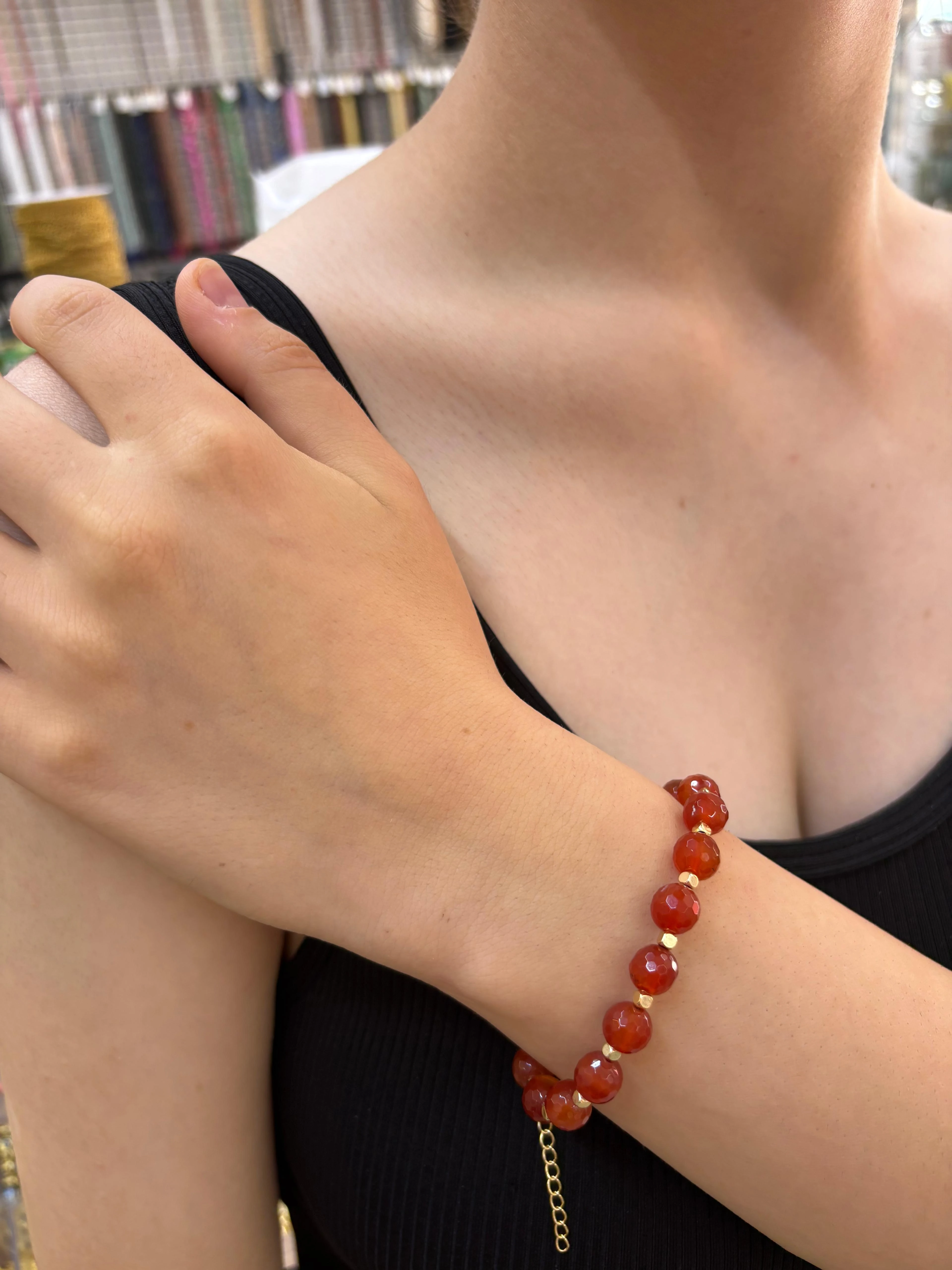 Akik Doğaltaş Bileklik