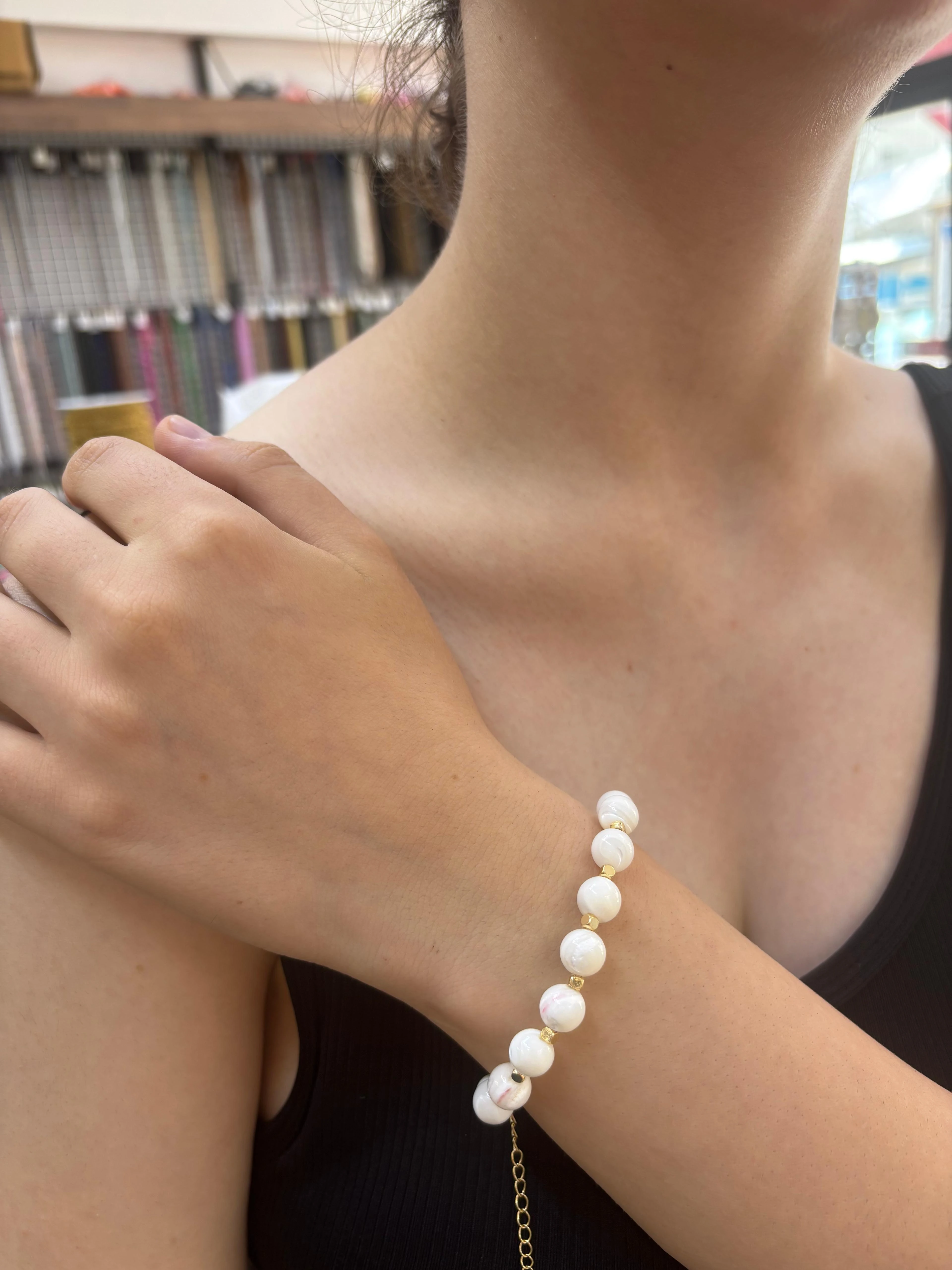 Sedef Doğaltaş Bileklik