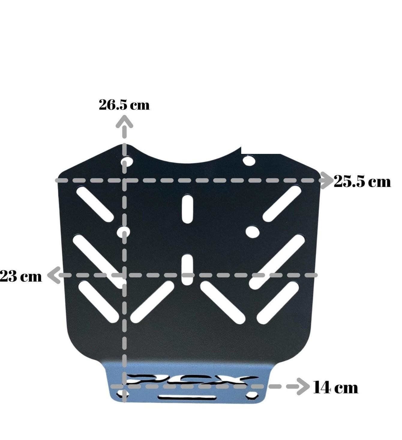 Honda Pcx 125/150 Arka Çanta Demiri Siyah 2011-2025 Uyumlu