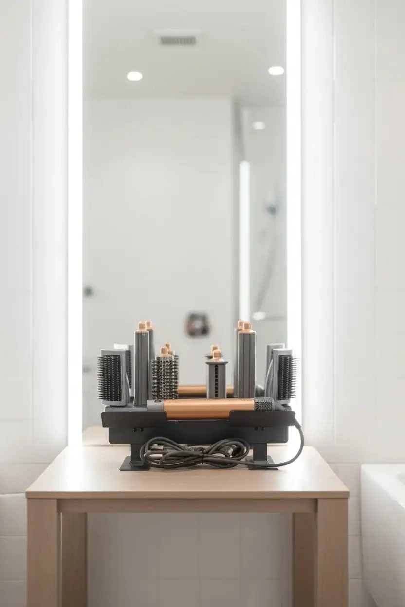  Dyson Airwrap Cihaz Aksesuar Standı Antrasit Airwrap Düzleştirici Şekillendirici Stand Dyson Uyumlu Stand