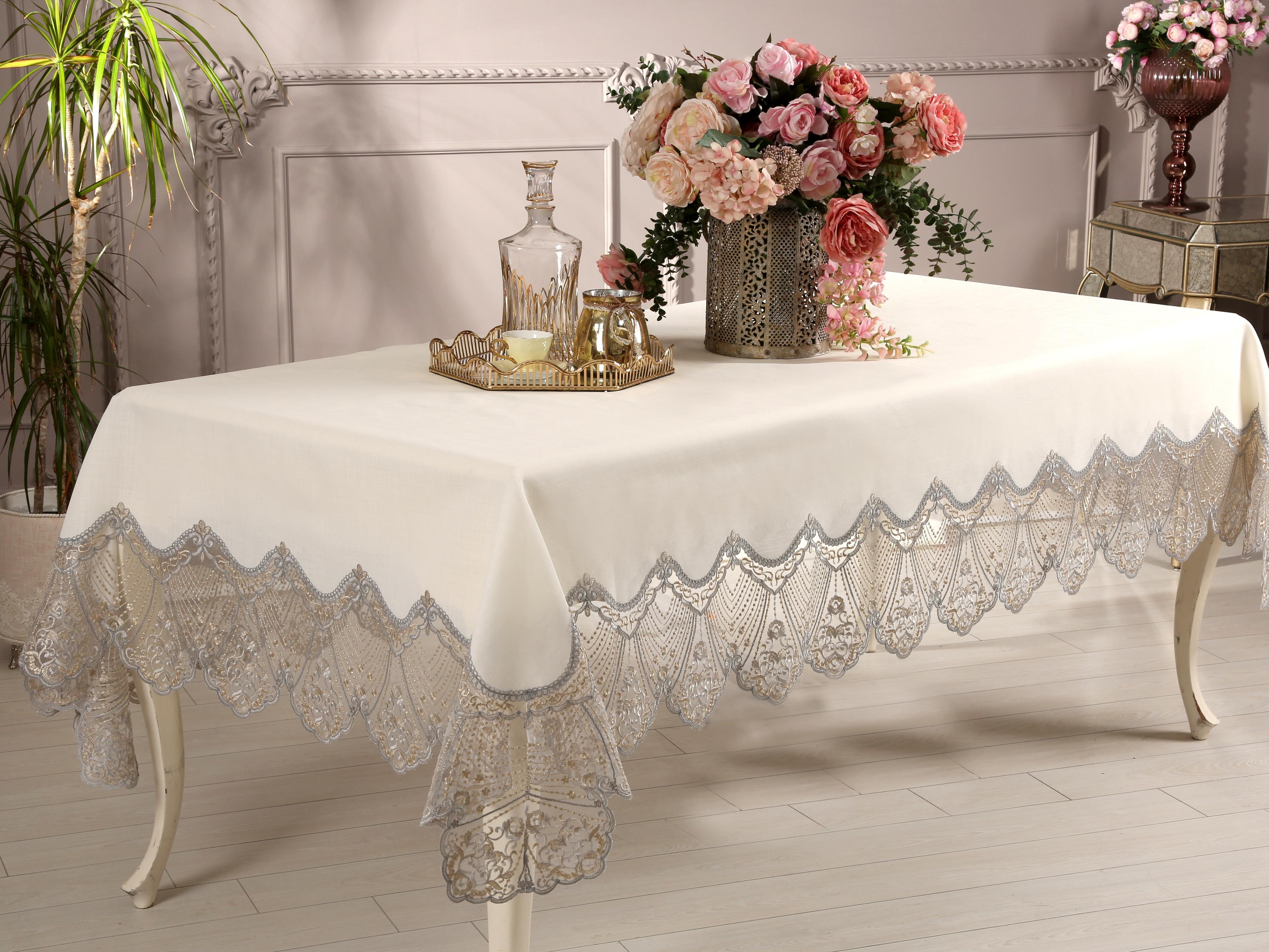 Armoni Model French Lace Tablecloth